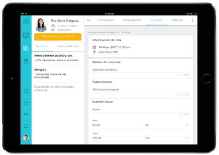 Easy to use - Electronic health record HuliPractice